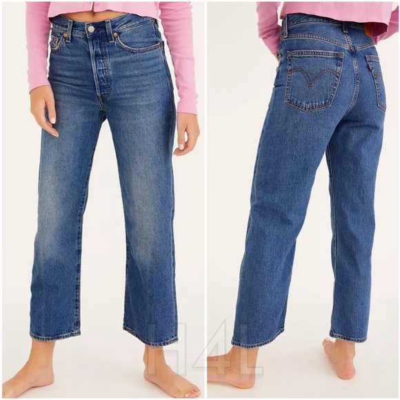 Levi's Denim - NWT Levi’s Ribcage Straight Ankle Jeans – At The Ready, Medium Wash